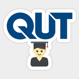 QUT Graduation Sticker